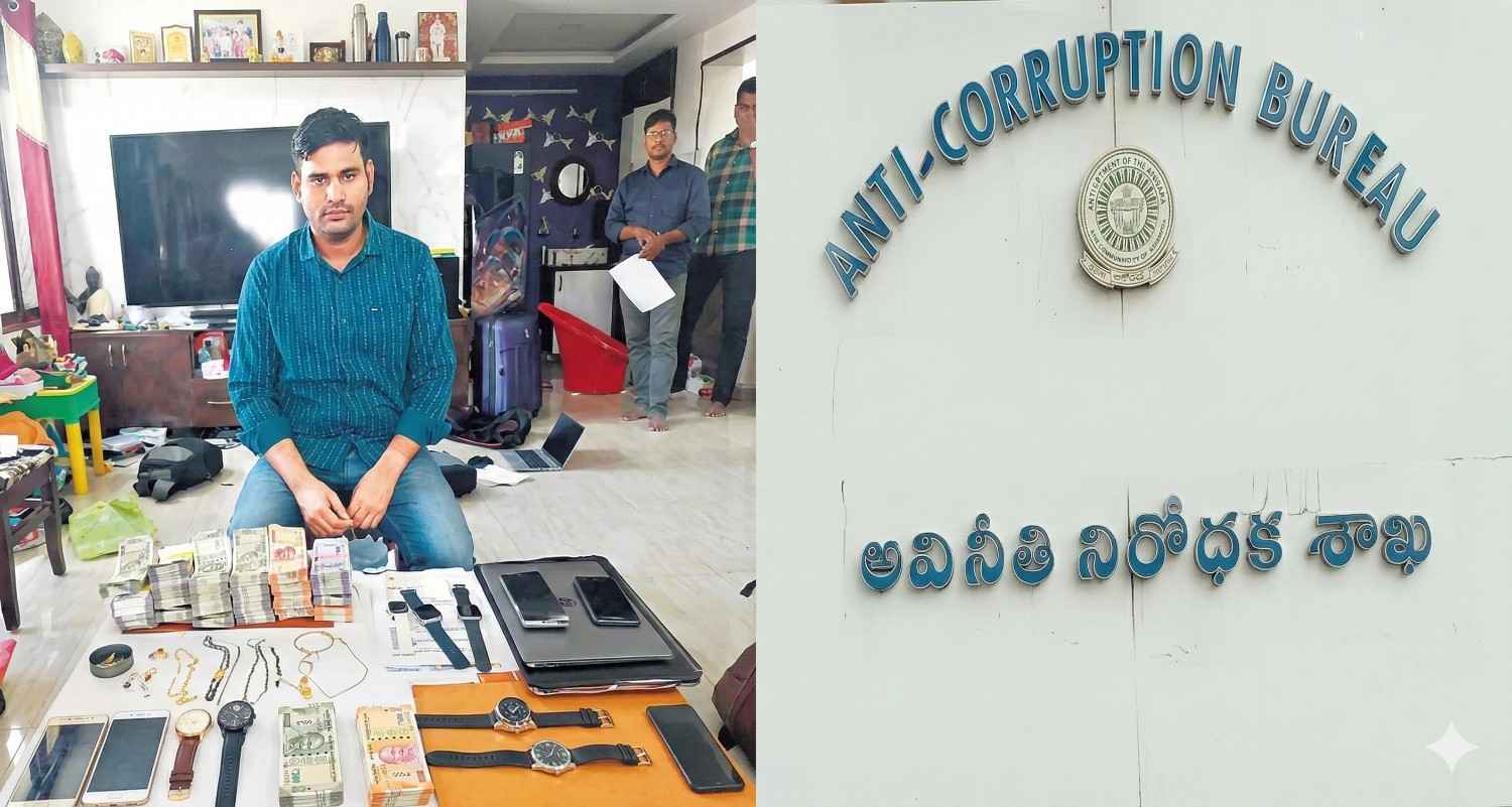 గజ్వేల్ తహసీల్దార్ నివాసాలపై ఏసీబీ మెరుపుదాడులు.. 40 కోట్ల రూపాయల విలువైన ఆస్తులు గుర్తింపు