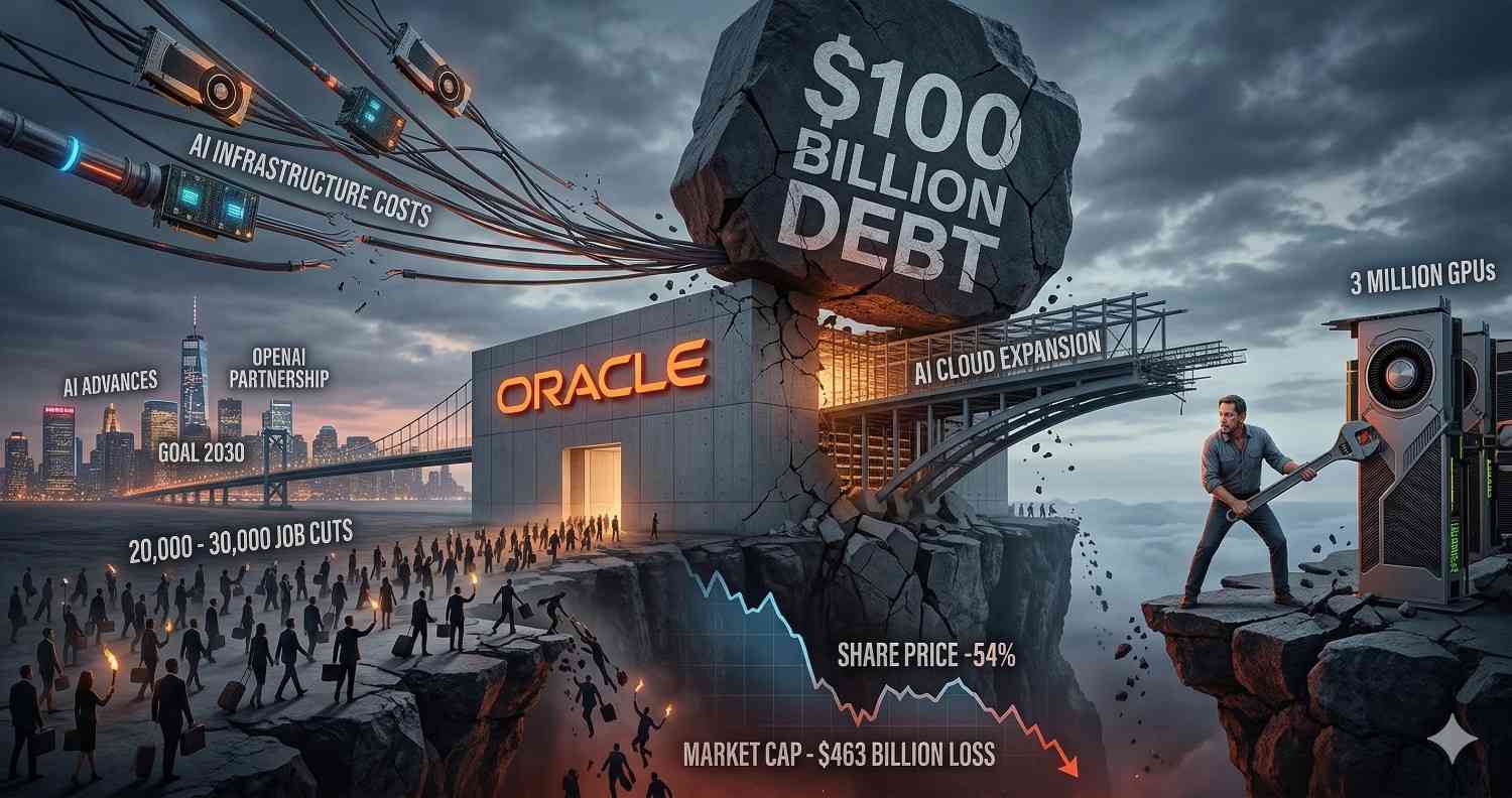 ఓరాకిల్ భారీ తొలగింపులకు సిద్ధం: AI నిధుల లేమితో 30,000 మందికి ఉద్వాసన, కొత్త నియామకాలు బంద్!